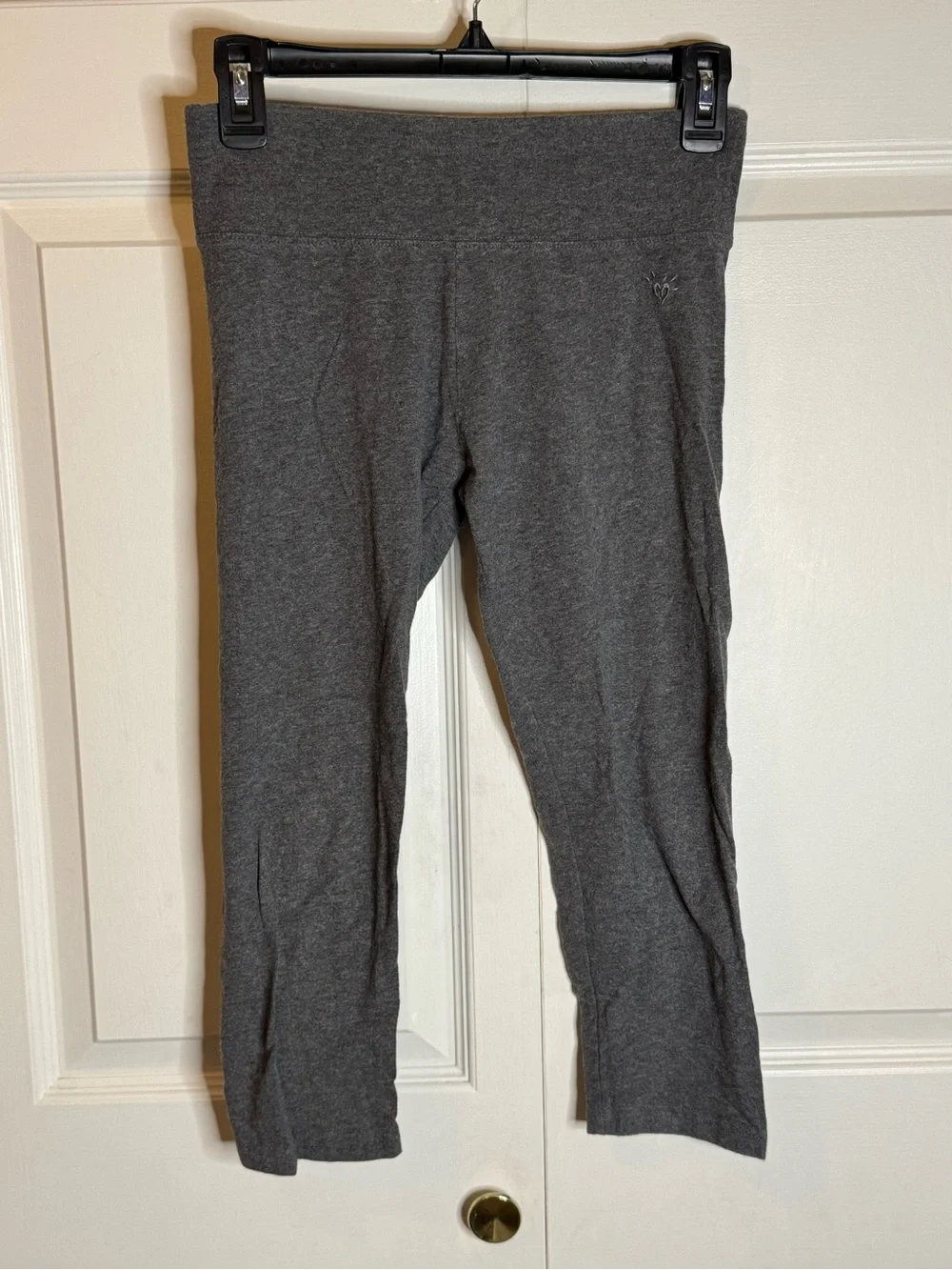 Justice Charcoal Gray Girls' Stretch Leggings